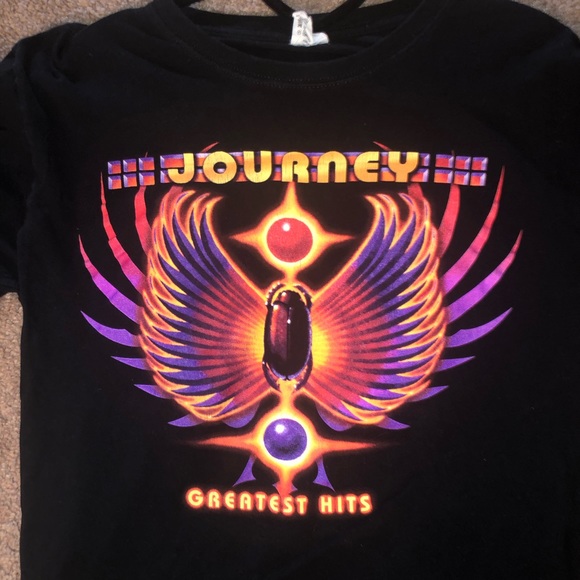 Journey Greatest Hits 2012 Tour T-shirt Scarab Beetle logo size M